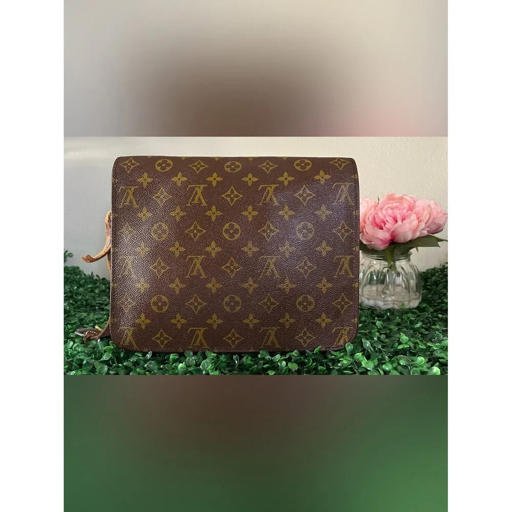 Louis Vuitton Cartouchière MM Monogram Shoulder Bag Vintage Project Piece